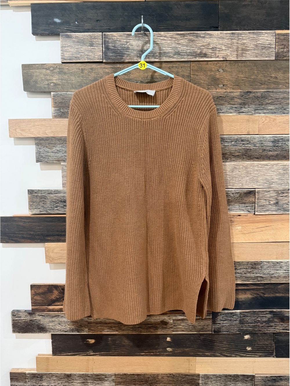 Everlane stretchy organic cotton sweater sz XL